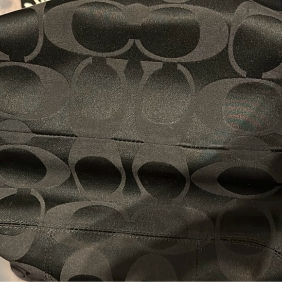 Coach Black and Pink Shoulder Bag with Signature Monogram - Picture 5 of 7